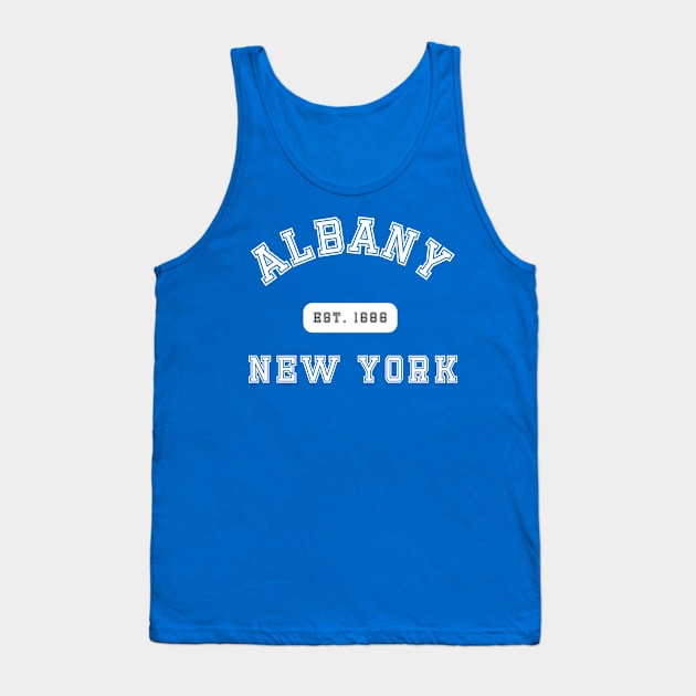 Albany NY Tank Top by Proud Town Tees